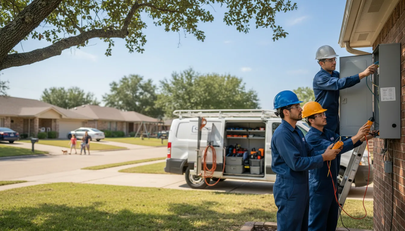 Certified electrician providing emergency electrical services in Machesney Park, IL